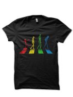 Stray Dog Strut Black T-Shirt