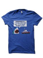 Polite Jaws Royal Blue T-Shirt