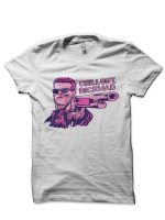 Terminator Dark Fate-Chill Out White T-Shirt