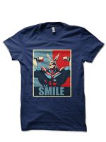 SMILE Navy Blue T-Shirt