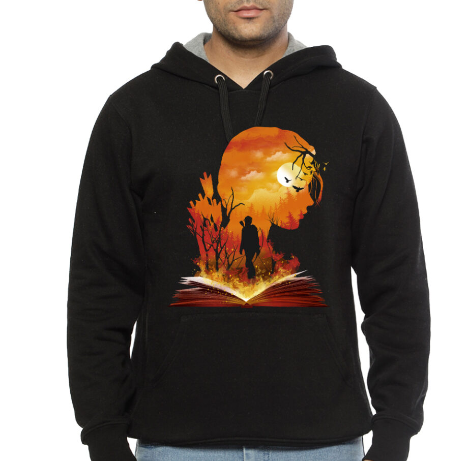 Book of Dystopia Black Hoodie