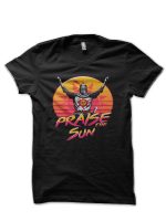 Praise the Sunset Wave Black T-Shirt