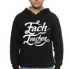 Man Is What He Reads' Education For All Black Hoodie