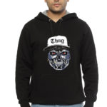 Thug One Pair Black Hoodie