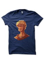 Will Solace Navy Blue T-Shirt