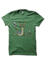 Loki Snake Tesseract Half Sleeve T-Shirt