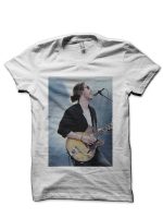 Hozier White Half Sleeve T-Shirt