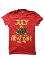 Hayabusa Sport Bike July Is Buy New Bike Month Motorcycle T-Shirt