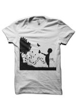 Porcupine Tree White Half Sleeve T-Shirt