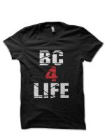 BC 4 Life Black Half Sleeve T-Shirt