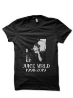 JUICE WRLD Black Half Sleeve T-Shirt