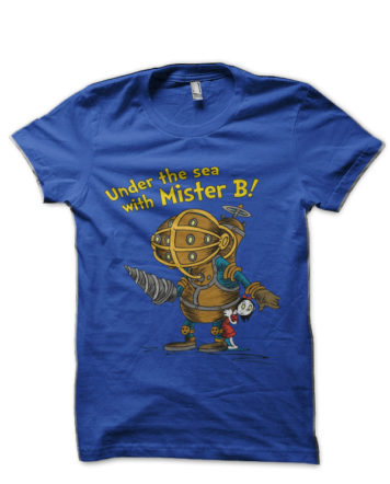 Bioshock Under The Sea With Mister B! R Half Sleeve T-Shirt
