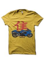 Hayabusa Yellow Half Sleeve T-Shirt