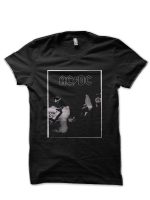 Ac/Dc Black Half Sleeve T-Shirt