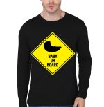 Floating Crib Baby on Board Black T-Shirt