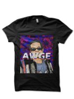 Asap Rocky AWGE Poster Black T-Shirt