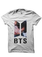 BTS Shirt - KPOP , Hip Hop White T-Shirt