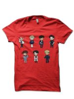 BTS - DOPE Red T-Shirt