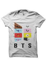 Bts White T-Shirt