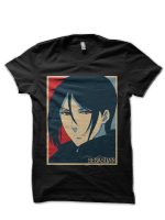 Black butler Sebastian Black T-Shirt