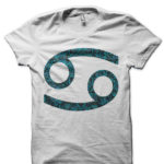Cancer Paisley Zodiac Sign White T-Shirt