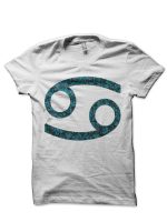 Cancer Paisley Zodiac Sign White T-Shirt
