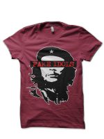 Fake Idols - Che Guevara Maroon T-Shirt