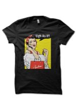 As If Rosie Black T-Shirt