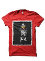 Donald Darko - Donald Duck Meets Donnie Darko Red T-Shirt