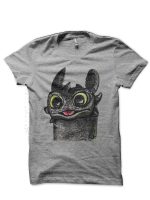 Dragon Toothless Grey T-Shirt