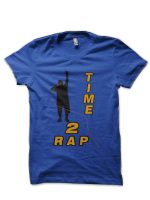 Time 2 Eminem Rap Style Royal Blue T-Shirt