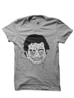Pablo Escobar Grime Art Grey T-Shirt