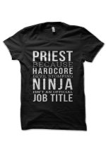 Funny Priest Shirt Gift Christian Catholic Men T-Shirt