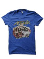 Anthrax cartoon Royal Blue T-Shirt
