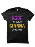 Kobe Bryant - Gianna Black T-Shirt
