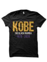 Kobe Bryant -The Black Mamba Black T-Shirt