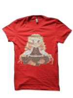 Demon Slayer - Kimetsu no Yaiba -Kyojuro Rengoku Red T-Shirt