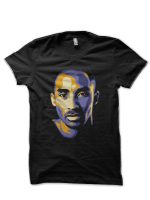 Kobe Bryant - Portrait Black T-Shirt