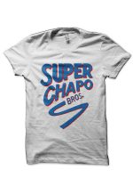 Super Chapo Bros White T-Shirt