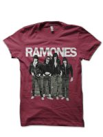 Ramones Maroon T-Shirt