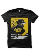 The Invisible Man Half Sleeve Black T-Shirt