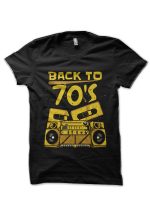 Back To That '70s Black T-Shirt