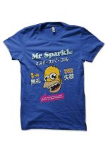Mr Sparkle - '19 The Simpsons Royal Blue T-Shirt