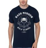 Wolf School -- The Witcher Navy Blue T-Shirt