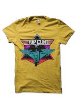 TOP CUNT Yellow T-Shirt