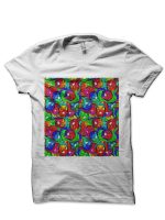 A$AP Pattern White T-Shirt