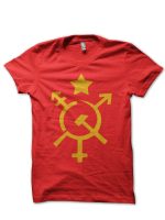 Communism Red Half Sleeve T-Shirt