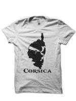 Corse White Half Sleeve T-Shirt