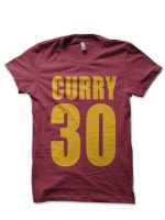 Basketball Player 30 Maroon T-Shirt