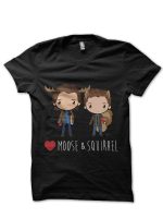 Love Supernatural Black T-Shirt